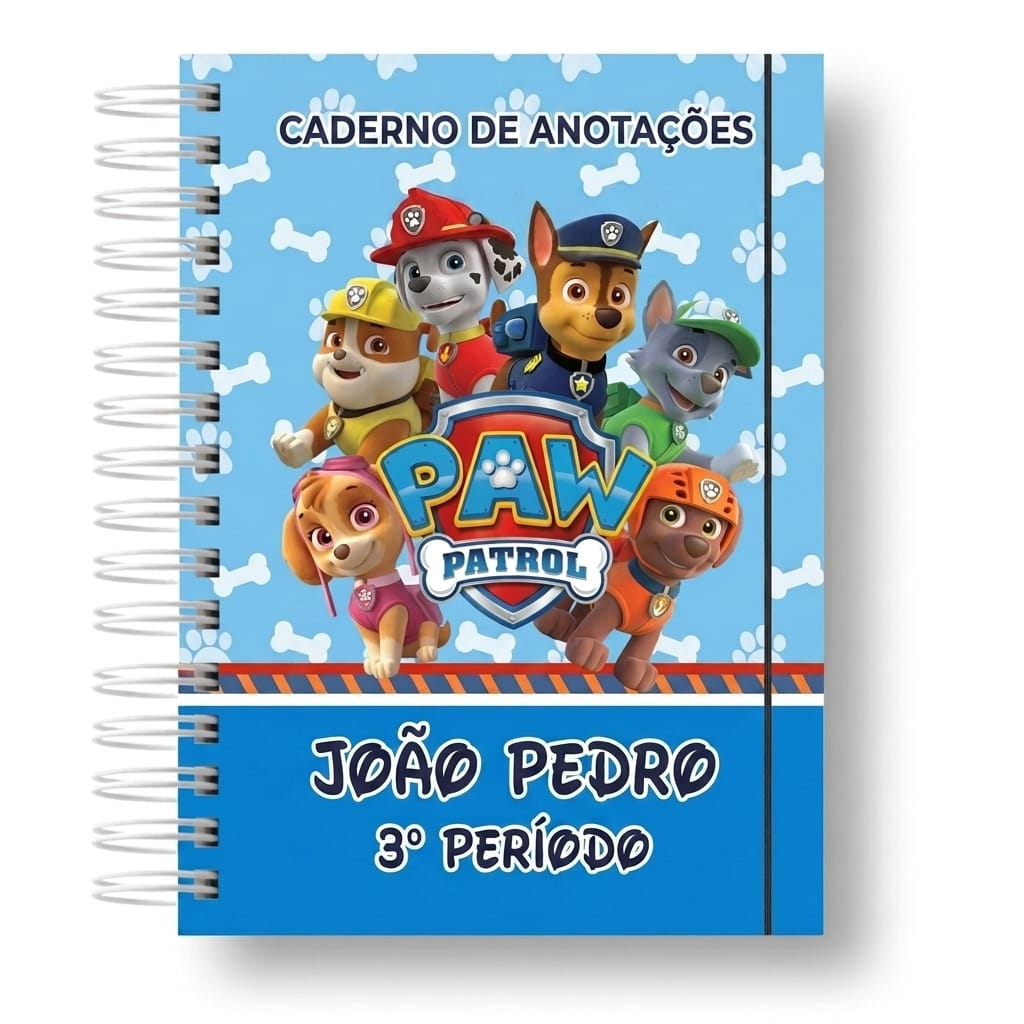 Caderno A5 Anotações personalizados